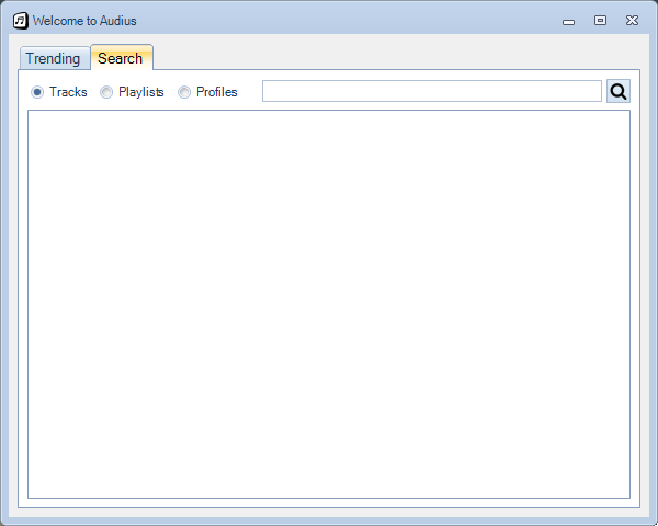 audius search